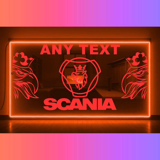 Phoenix Lights Truck LED Mirror Light Scania Any text