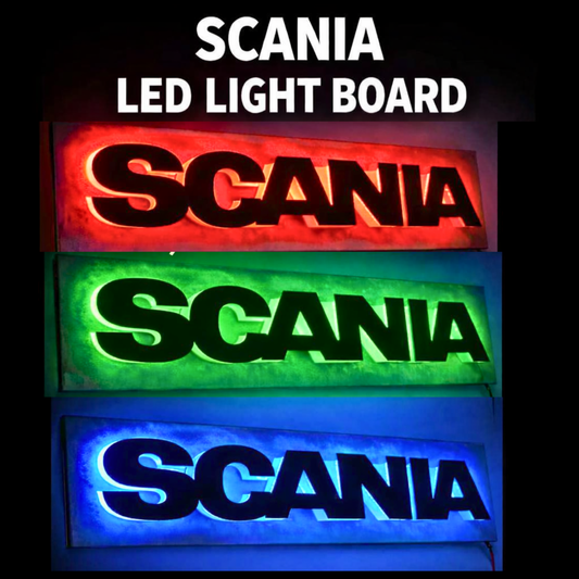 Acrylic Finish Truck Bulkhead LED Light Back Board Various Designs Available