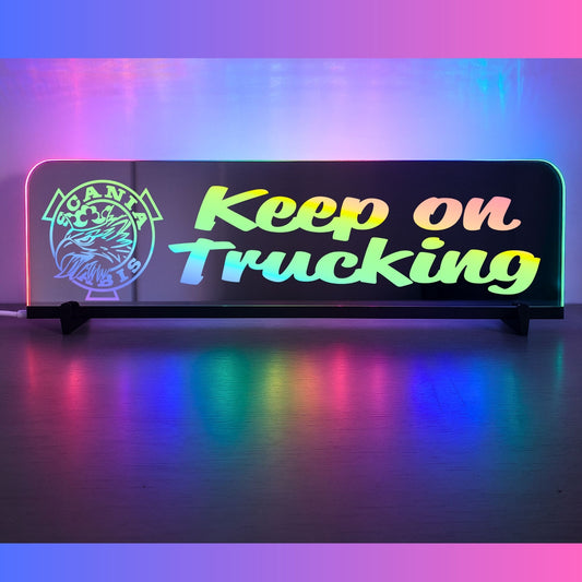 Phoenix Lights Truck Window LED Mirror Light Scania Keep on trucking