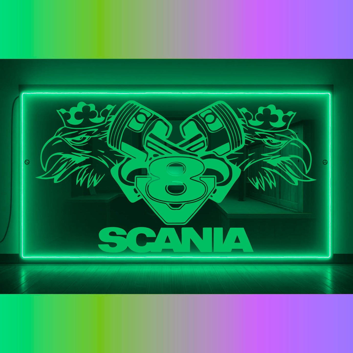 Phoenix Lights Truck LED Mirror Light Scania V8