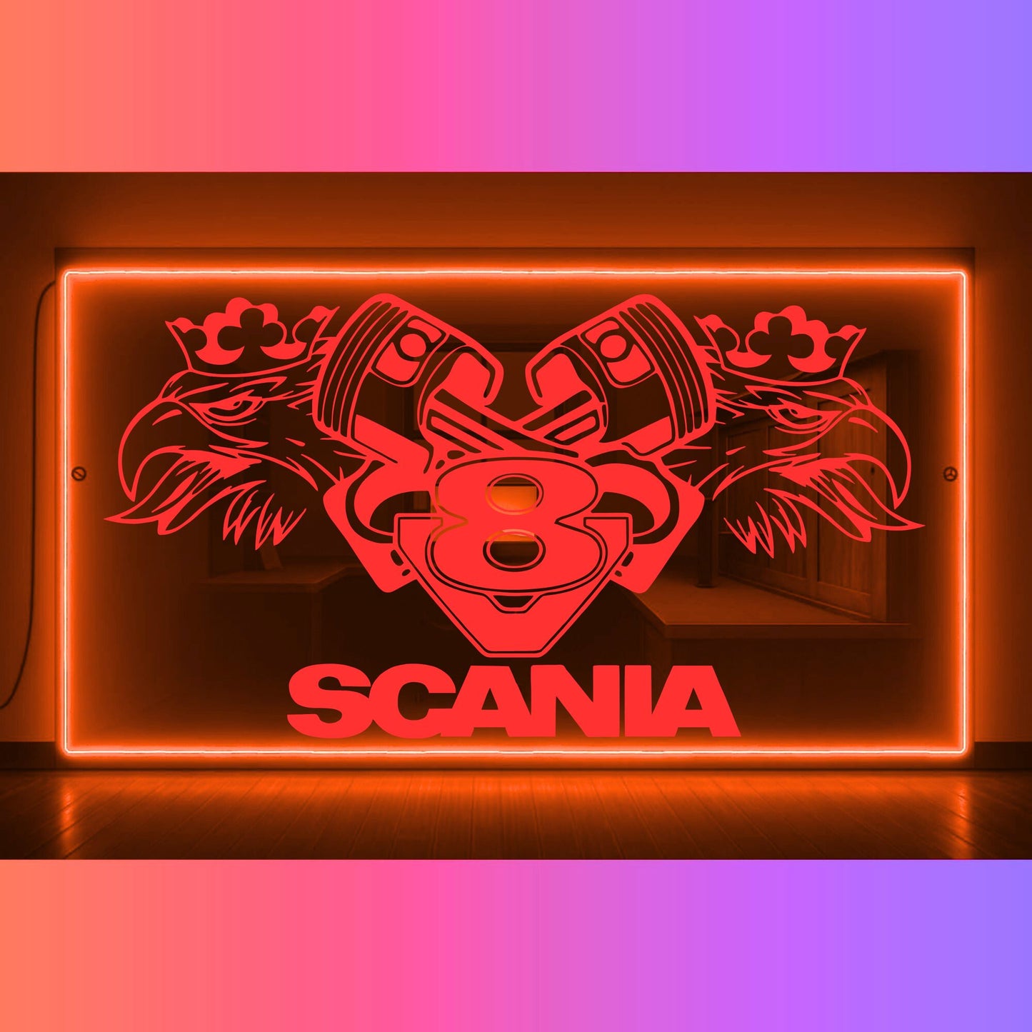 Phoenix Lights Truck LED Mirror Light Scania V8