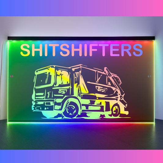 Phoenix Lights Truck LED Mirror Light Skip Wagon Any Text