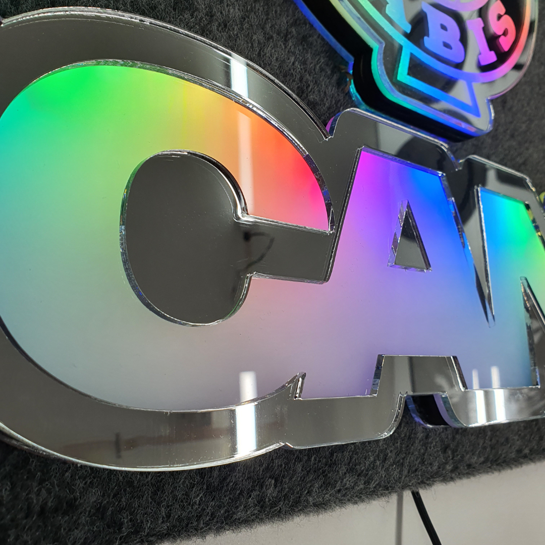 Scania 5v Led Bulkhead Mirrored Sign RGB With Remote
