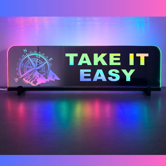 Phoenix Lights Truck Window LED Mirror Light Take it easy