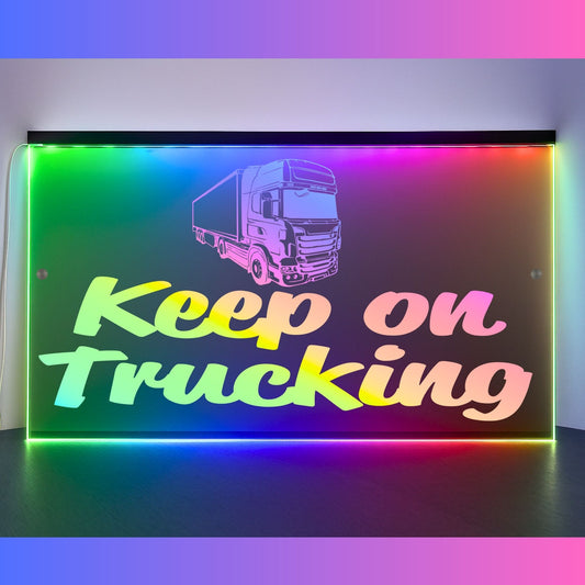 Phoenix Lights Truck LED Mirror Light Keep on trucking