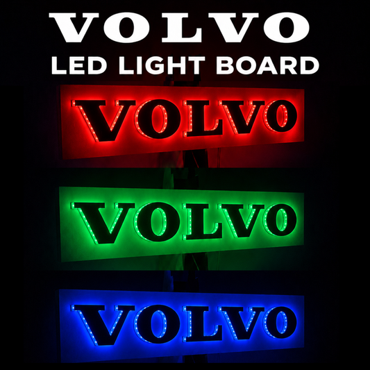 Volvo Truck Bulkhead LED Light Back Board blue