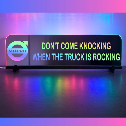 Phoenix Lights Truck Window LED Mirror Light Volvo Any Text