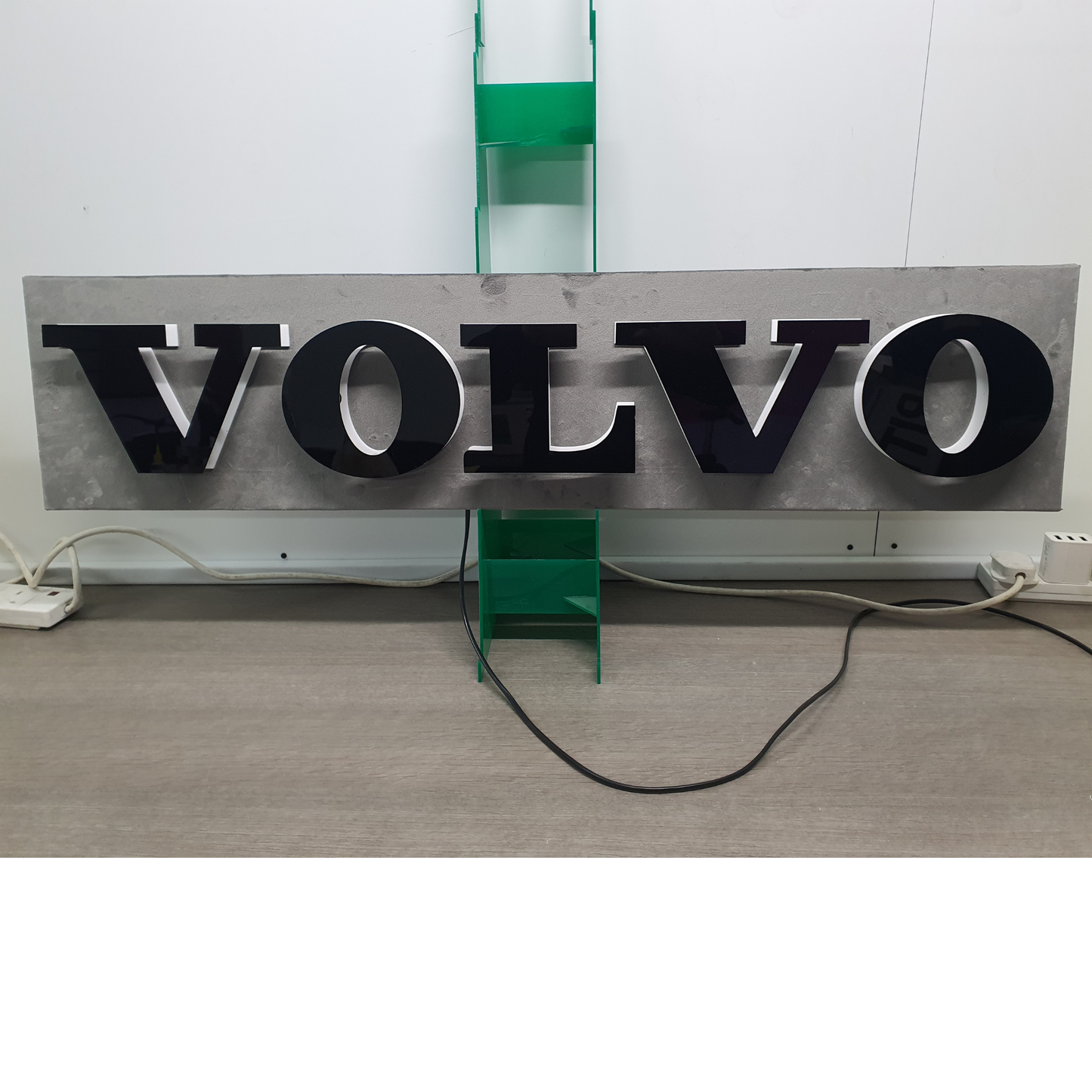 Volvo Truck Bulkhead LED Light Back Board blue