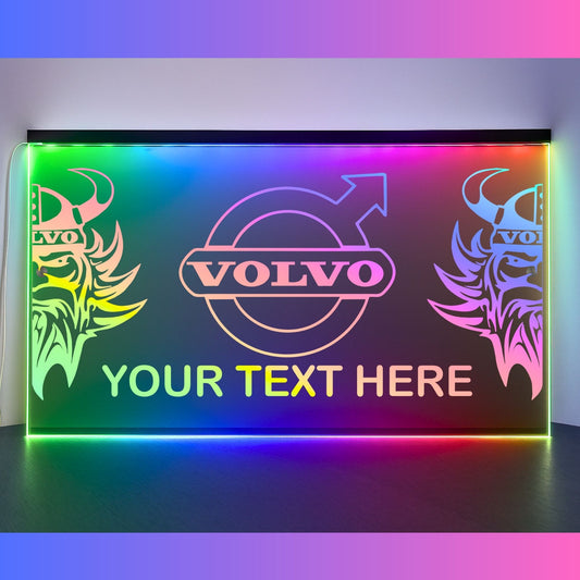 Phoenix Lights Truck LED Mirror Light Volvo Viking Any Text