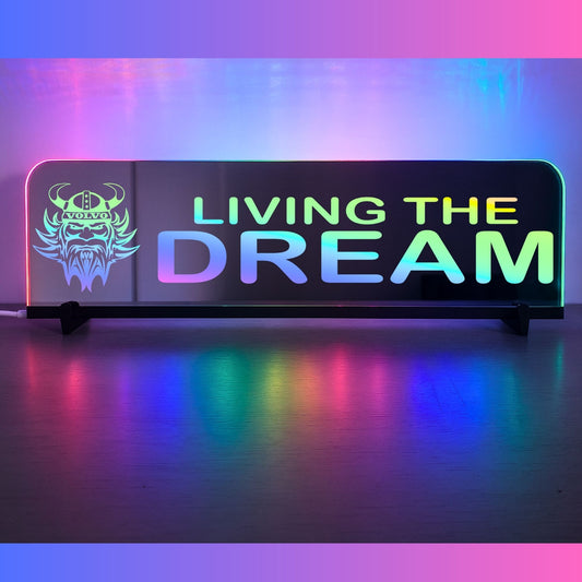 Phoenix Lights Truck Window LED Mirror Light Volvo Viking Living the dream