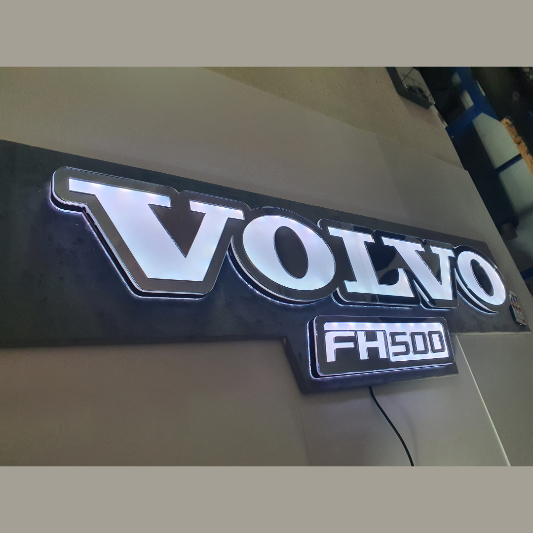 Volvo Truck Bulkhead LED Light Back Board 5v Rgb